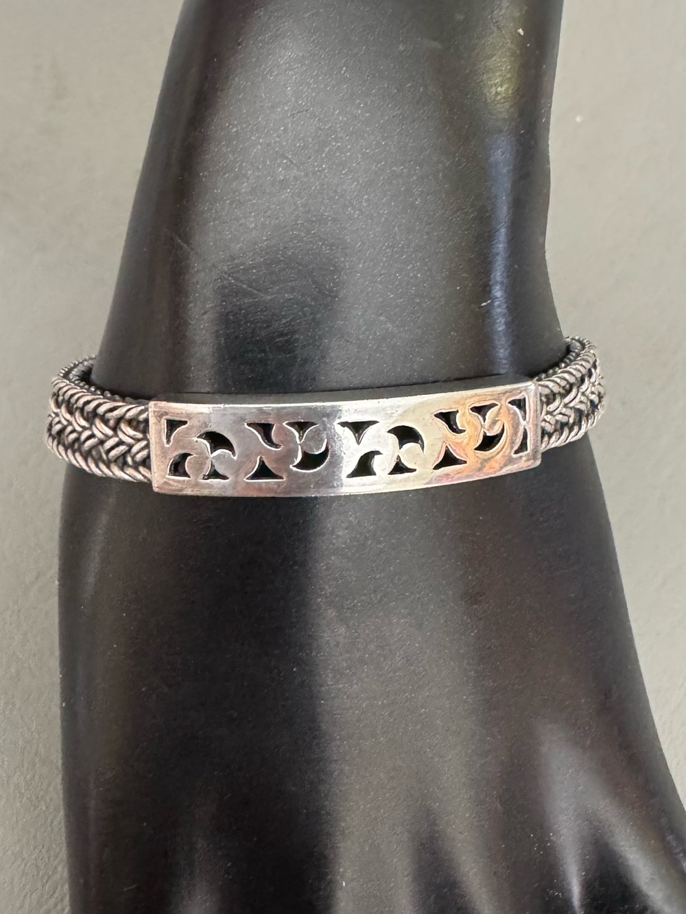 Lois Hill Sterling Silver Scroll Design Bracelet